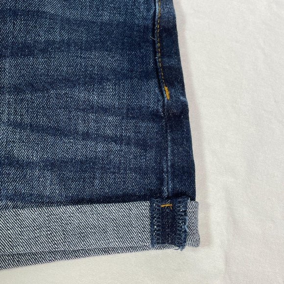 4/$25 Nobo Shorts High Rise Dark Wash Denim‎ Cuffed Junior Size 9 - Picture 6 of 7